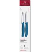 6.7602.2C1 - Set 2 Couteaux Office VICTORINOX SwissClassic 8cm Bleu