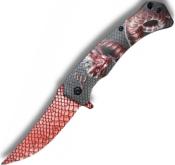 CPL007 - Couteau Pliant Cobra Red A/O  