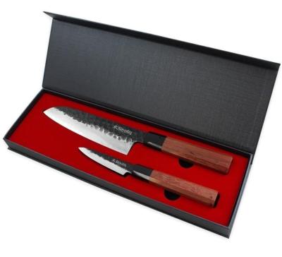 PM8S.SGRS - Coffret 2 Couteaux SAYUTO Sequoia San Mai Santoku et Office