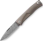 TLD.GY - Couteau LIONSTEEL Thrill Titanium Gris Damas