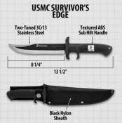 UC3651- Couteau UNITED CUTLERY USMC Ultimate Mission Knife