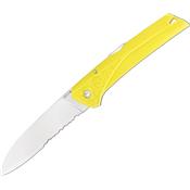 FLKMJAU - Couteau FLORINOX Kiana Jaune Lame Crante