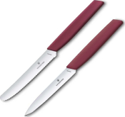 6.9096.2L4- Set 2 Couteaux Office VICTORINOX Swissmodern Berry - Edition Limite 2022