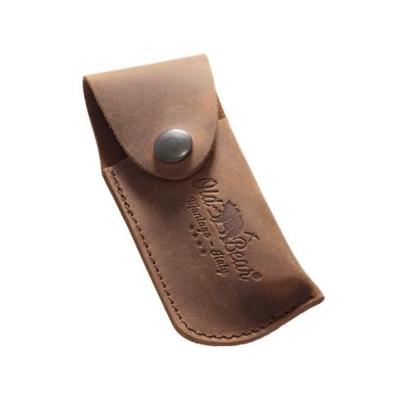 300PM - Etui pour Couteaux OLD BEAR Cuir Marron Taille XS/S/M