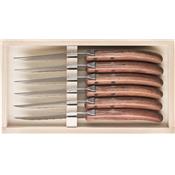 3225 - COFFRET 6 LAGUIOLE STEAK CLAUDE DOZORME BUBINGA