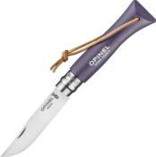 OP002204 - Couteau OPINEL Baroudeur N 6 VRI Violet  Lacet