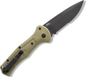 BEN9070SBK-1 - Couteau Automatique BENCHMADE Claymore™ Foliage Green