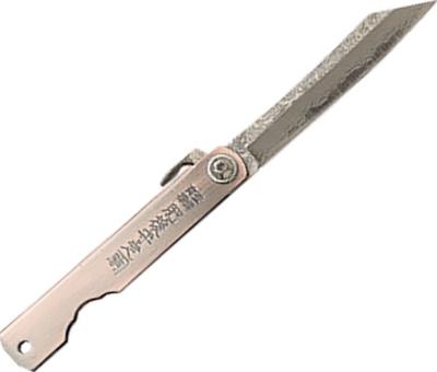 JKR0893 - Couteau Higonokami Bronze Damas 