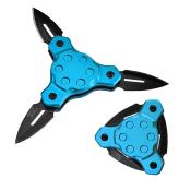 PPFTS4 - Etoile à Lancer / Shuriken Pliante PERFECT POINT Bleu 