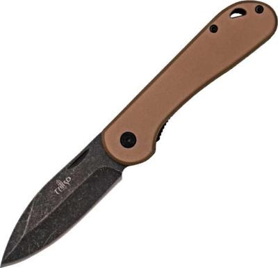 TH.N122 - Couteau THIRD Alu Marron 10cm Inox