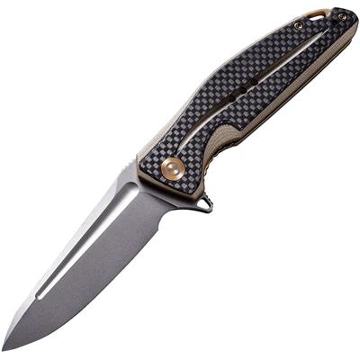 C901A - Couteau CIVIVI Statera Marron/Noir avec Clip