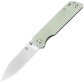 QS102H - Couteau QSP Parrot G10 Jade