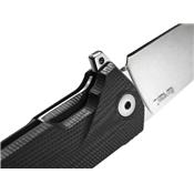 KURBK - Couteau LION STEEL Kur G10 noir avec Clip