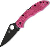 C11FPPNS30VBK - Couteau SPYDERCO Delica 4 S30V Pink