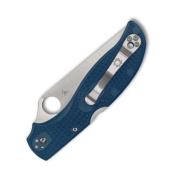 C258PCBL - Couteau SPYDERCO Stretch 2 XL Lightweight CPM SPY27 Blue