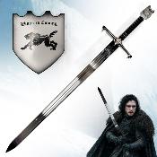 EGOTLJSR - Epée Longclaw de John Snow GAME OF THRONES Réplique avec Support Mural