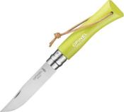 OP002207 - Couteau OPINEL Baroudeur N 7 VRI Anis  Lacet