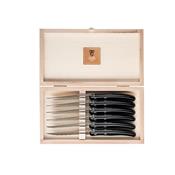 3223 - COFFRET 6 LAGUIOLE STEAK CLAUDE DOZORME NOIR