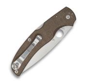 C244MPCW - Couteau SPYDERCO Native Chief CPM Cru-Wear Brown Micarta