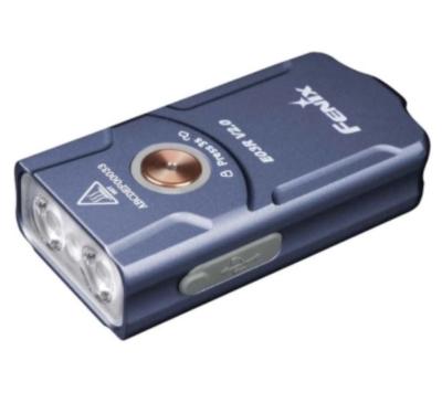 E03RV2.0BLEU - Lampe porte-clés en métal FENIX Bleu 500 lumens 