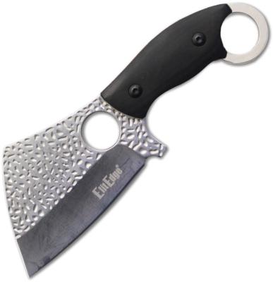 EE20664SB - Couteau ELITEEDGE Fixed Blade Cleaver Black