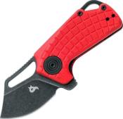 BF761R - Couteau BLACK FOX Puck G10 Rouge Blackwash