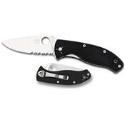 C122GPS - Couteau SPYDERCO Tenacious Black