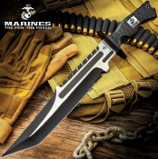 UC3372 - Couteau UNITED CUTLERY USMC Operation Mako Knife With Sheath