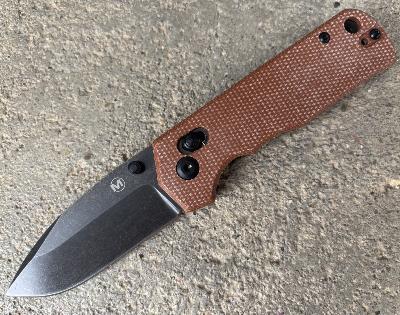 01SC710 - Couteau BOKER MAGNUM Rockstub Brown Micarta