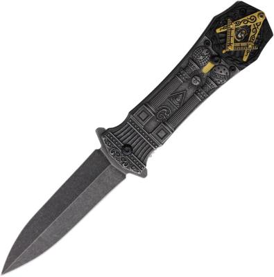 M4557 - Couteau Masonic Linerlock Moving Logo