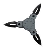 PPFTS1 - Etoile à Lancer / Shuriken Pliante PERFECT POINT Gris