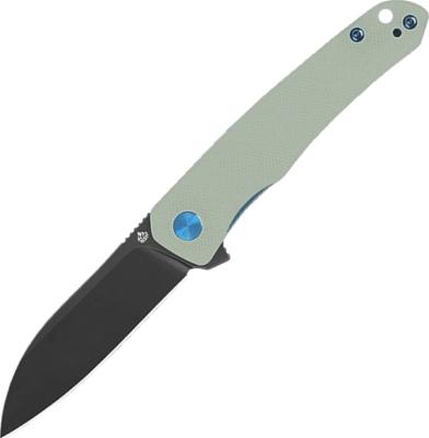 QS140D2 - Couteau QSP Otter G10 Jade