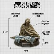 UC3600 - Shards of Narsil Statue UNITED CUTLERY Lord of The Rings Licence Officielle