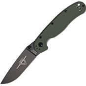 ON8861OD - Couteau ONTARIO RAT II Folder OD Green