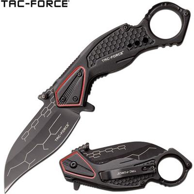 TF1033BK - Couteau TAC FORCE Linerlock A/O Black