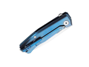 MT01BL - Couteau LION STEEL Myto Titanium Bleu