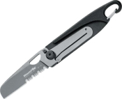 BF21681 - Couteau BLACK FOX Zytel Noir  Mousqueton