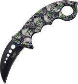 572413 - Couteau HERBERTZ Karambit tte de mort