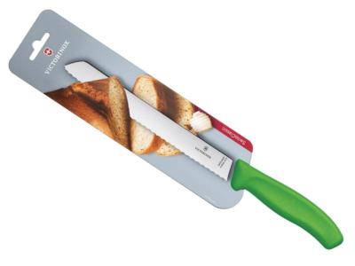 6.8636.21L4B - Couteau à Pain VICTORINOX SwissClassic 21 cm Vert