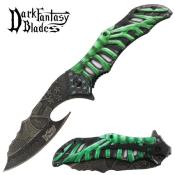 DF077GN - Couteau DARK FANTASY BLADES Ouverture Assiste Green