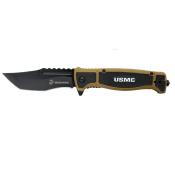 MA3005TN - Couteau USMC Ouverture Assistée Sable