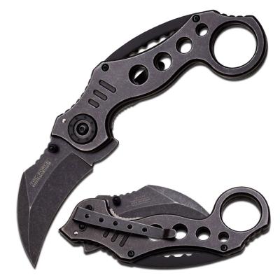 TF578SW - Couteau TAC FORCE Karambit Black Stonewashed A/O