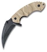 UC3201 - Couteau UNITED CUTLERY USMC Scorching Sands G10 Hawkbill