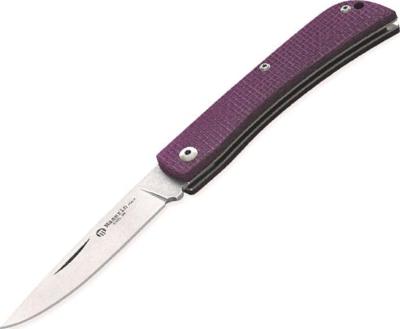 MAS163MR - Couteau MASERIN Scout Micarta Rouge/Violet
