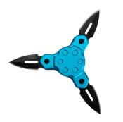 PPFTS4 - Etoile à Lancer / Shuriken Pliante PERFECT POINT Bleu 