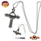 FM425 - Pendentif couteau Hell Skull