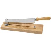288 - Couteau  pain sur socle Epi de Bl ROGER ORFEVRE