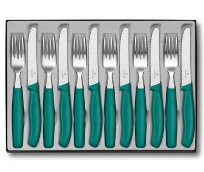 6.7834.12C1 - Ménagère 12 Pièces VICTORINOX SwissClassic Table Vert