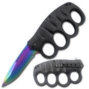 CPA2 - Couteau Poing Amricain SNAKE EYE TACTICAL Rainbow 