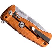 SR22AOS - Couteau LION STEEL SR22 Aluminium Orange avec Clip